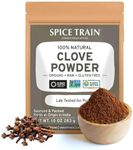 Ground Cloves (283g/10oz), Gluten free, Sourced from India, For Cooking, Smoothies, Tea, Packed in Resealable Zip Lock Pouch