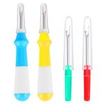 Aruicheng Seam Ripper Ergonomic Grip Stitch Ripper Sewing Tools 2 Big and 2 Small Thread Unpicker Sewing Tool Thread Remover Kit Sewing Supplies 4 Pieces