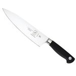 Mercer Culinary Genesis 8-Inch Stainless Steel Short Bolster Forged Chef's Knife, Black , M21078