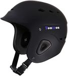 Tontron Adult Whitewater Kayaking Canoeing Watersports Helmet (Matte Black Diamond, Large)