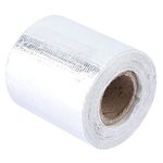 Aramox Adhesive Traction Tape Roll for Cars Reflective Heat Shield Wrap Tape Made of Car Aluminum Foil Adhesive for Enhanced Safety (Silver 5M*5Cm)