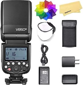 Godox V850III 2600mAh Li-ion Battery Camera Flash for Canon Sony Nikon Fuji Fujifilm Olympus Panasonic Pentax Camera Flash Speedlight Speedlite, for DSLR Cameras Digital Cameras with Standard Hot Shoe