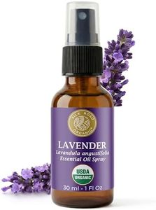 Silk Road Organic Lavender Essential Oil Spray, Lavandula Angustifolia, 100% Pure USDA Certified Aromatherapy for Calming, Relaxation & Skin – 1 oz Spray - Always Pure, Always Organic