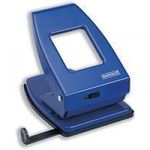 Rapesco PF800AL1 Heavy Duty 835 2-Hole Metal Punch, 40 Sheet Capacity, Blue