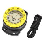 FACULX Dive Compass, Waterproof Compass for Scuba, Camping, Kayaking and Outdoor Sports