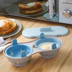 Double Microwave Egg Poacher