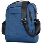 FATMUG Sling Cross Body, One Side Shoulder Bag Men & Women Tablet bag(upto 10 in)-Navy Blue