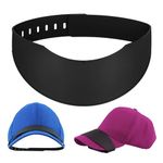 1pc Hat Brim Bender, Perfect Hat Curving Band Hat Brim Shaper for Fitted Hats Hats Shape Keeper Easy Hat Curver Tool with 9 Curve Options for Baseball Caps, Easy to Shape (Black)