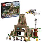 LEGO Star Wars: A New Hope Yavin 4 Rebel Base Set with 10 Minifigures including Luke Skywalker, Princess Leia, Chewbacca, plus 2 Droid Figures, Y-Wing Starfighter and Command Room 75365