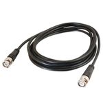 C2G/Cables to Go 03183 RG58 BNC Thinnet Coax Cable, Black (8 Feet/2.43 Meters)