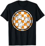 Volunteer State Orange and White Checkerboard Tennessee T-Shirt