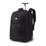 High Sierra Freewheel Pro Wheeled Backpack, Rolling Laptop Bag for Travel, Fits most 15” Laptops, 40L, Black, Black, 21.60 x 10 x 15.60 inches, Rolling