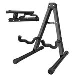 Kadence NK18F Touring Series Made for performers—strong, stable, and easy to use, perfect for safely holding your guitar during practice or live performances, with a foldable design, padded protection, and a wide, anti-slip base so your instrument stays secure wherever you play.Foldable Guitar Stand | Heavy-Duty Tubular Metal Frame | Dual Cradle Support Arms | Foam-Padded Protection | Anti-Slip Rubber Feet | Suitable for All Guitars | Black
