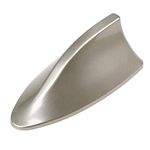 Car Shark Fin Antenna Aerial Universal AM FM Radio Signal Car Top Roof Radio Aerials Shark Fin Car Antenna Blank Aerial FM Radio Signal For Auto SUV Truck Van with Adhesive Base