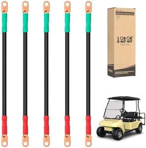 10L0L Battery Cable Set (4 Gauge) Fits Club Car DS 95+ (48 Volt) Golf Cart