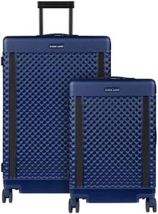 Kings Loot 2-Piece Hardshell Luggage Set, Spinner Suitcases, Sapphire Luxe