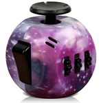 6 Sided Fidget Toy Cube Galaxy - Fidget Cubes Fidget Fiddle Anxiety Toys for Adults,Grils,Kids,Children,Boys - ADHD,ADD,ASD - Office Classroom Travel - BY VCOSTORE