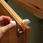 Magnetic Cabinet Locks (4 Locks + 1 Key) with Adhesive, Easy Installation Tool - Child Proof Drawers - No Tools Or Screws Needed - Jool Baby