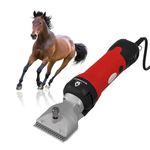 Professional Horse Clipper Grooming Kit - Electric Animal Shears for Horse Equine Goat Pony Cattle