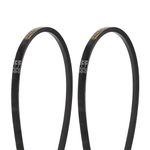 HARFINGTON 2Pcs M-36 Rubber V Belt Drive Transmission Belt 36" Pitch Girth 10mm Width 5.5mm Height JIS Standard Industrial Power Belt for Machinery Mower