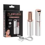 UBRONIK facial epilator hair removal machine for women - face, chin, cheek, eyebrow, upper lip hair remover for women, usb rechargeable epilator machine for women(White)