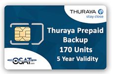 OSAT Thuraya Satellite Phone Prepaid Backup SIM with 170 Units Valid for 5 Years