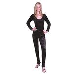 RG Costumes Women's Adult Velvet Unitard, Black, Medium