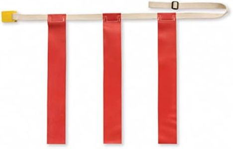 TRIPLE THREAT Flag Football Belts, Red, Medium (EACH)