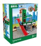 BRIO 33204 Parking Garage for Kids Age 3 Years Up - Compatible with all BRIO Railway Train Sets & Accessories, Multicoloured