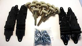 Box Truck Roll up Door Hinge and Roller Kit - Whiting Style Hardware - Number of Panels: 7 Panel Door - Top and Bottom Bracket Options: with Bottom and Top Brackets