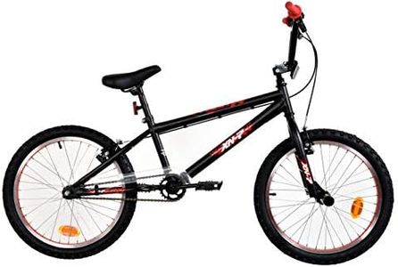 XN-7-20 Unisex Freestyle BMX Bike, 20" Wheel, 25-9T Gearing - Black/Red
