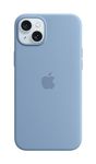 Apple iPhone 15 Plus Silicone Case with MagSafe - Winter Blue ​​​​​​​