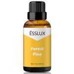 Forest Pine Fragrance Oil - ESSLUX Essential Aromatherapy Scented Oils for Diffuser, Candle Soap Making Scents, Massage, Perfume, Home Fragrance, 30 ml