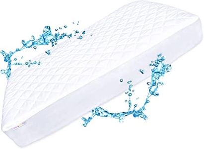 Crib Mattress Protector Pad - Waterproof & Noiseless, Ultra-Soft Breathable Mattress Cover for Baby Cribs and Toddler Beds, Highly Absorbent Fitted and Dryer Safe