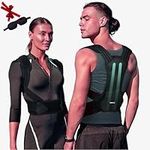 CIH Posture Corrector & Back Brace for Women and Men | Back Straightener, Scoliosis and Hunchback Corrector, Upper Back Support | Spine Straightener | Improves Posture and Provides Effective Relief from Back Pain | Adjustable Posture Trainer, (Medium) ...