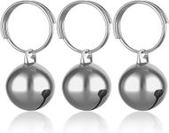 Coastal Pet Products DCP45105 3-Pack Li'l Pals Round Dog Bells, 1/2-Inch, Silver