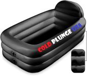 Cold Plunge USA Tub - Ice Bath - Recovery Tub - Cold Therapy - Training Tub (Black)