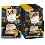 Sheba Melty Spoons Lickable Creamy Cat Treats, Maguro Flavour with Tuna Cream, 40g X 8 Packs, Dual Texture, Innovative Spoon Format for Ultimate Indulgence, Creamy Treats for Bonding​
