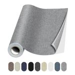 Lifeshoon Fabric Repair Patches, 17X79 Inch Linen Repair Tape Self-Adhesive Fabric Patches Durable, DIY Large Patches for Sofa, Couches, Furniture, Chair, Clothing （17X79 Inch, Grey）