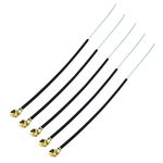 FPV Drone Antenna Long Range ADS-B Antenna FPV Hammer IPX Connector 2.5dBi Mini 1090Mhz for FPV IPEX Antenna RC Drone Quadcopeter Multicopter Accessories Component Pack of 5