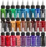 Radiant New 27 Color Tattoo Ink Set 1oz