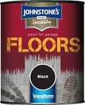 Johnstone's 307940 Garage Floor Paint Black, 750ml