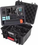 Smatree GA700-3 Carry Case for GoPro Hero10/9/8/7/6/5/4/3+/3/2/1,Gopro Hero 2018,Osmo Action (Cameras and Accessories Not Included), Black, Modern, Black, Modern, Black, Modern