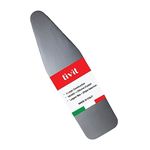 TIVIT Ironing Board Cover 18 x 54 Pro Grip Pad Covers w/3 Fastener Straps & Pull Bungee Cord - Durable Padded Layers of Scorch & Stain Resistant, Heat Reflective AlumiTek PRO Top Coat - Made in Italy