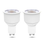 Luxvista 9W GU10 Long Neck LED Reflector Bulbs, 6000K Cool White Long Barrel Non-dimmable LED Bulbs, 75-90W Halogen Bulbs Equivalent, 2-Pack