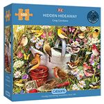 Hidden Hideaway | 500 Piece Jigsaw Puzzle | Garden Bird Puzzle | Sustainable Jigsaw Puzzle for Adults | Premium 100% Recycled Board | Great Gift for Adults | Gibsons Games