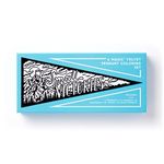 Small Victories Magic Velvet Pennant Coloring Set from Brass Monkey Includes 5 Pennants & 8 Brush-tip Markers, Pennants Measure 12.25" x 5.125", Little Diplomas for The Real World, Great Gift Idea!