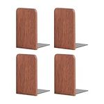 Muso Wood Book Ends for Shelves, No