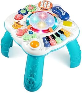 BACCOW Baby & Toddler Toys, Baby Activity Center 6 to 12-18 Month Old, Learning Musical Table Toys for 1 2 3 Year Old Boys Girls Gifts