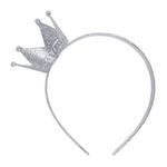 Bristol Novelty BA1049 Silver Crown Headband | for Women, One Size